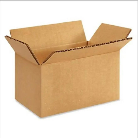 open cardboard storage boxes