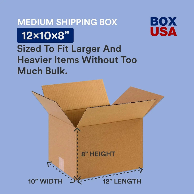 medium corrugated carton box