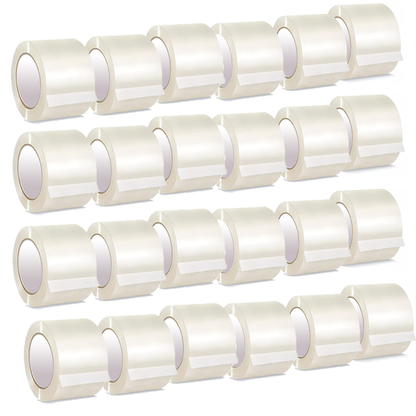 24-Rolls Ultra Clear 2.4 MIL Tape 3'' X 110 Yards Heavy Duty Carton Packing Packaging Sealing Tape