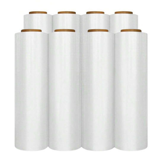 8 Roll Shrink Wrap For Packing, 18 Inch x 1500 ft x 80 gauge