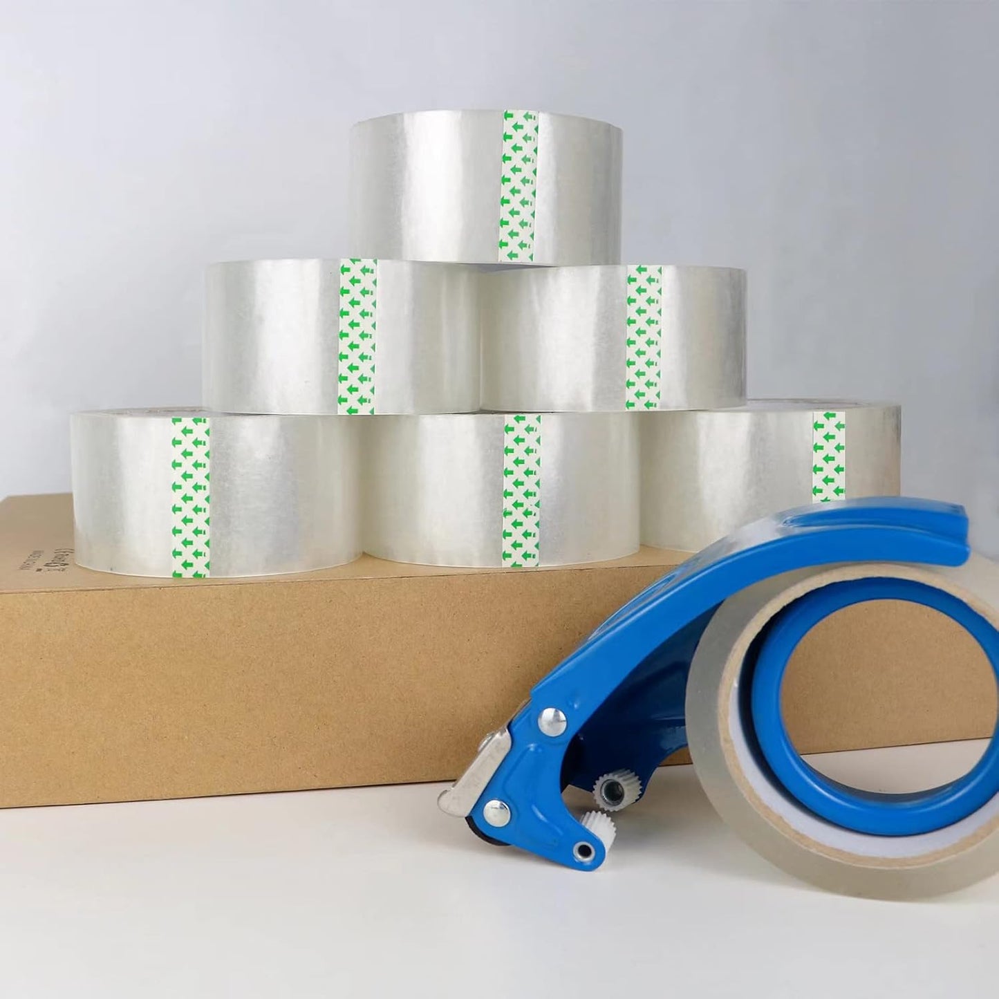 Clear Packing Tape 36 Rolls, Packing Tape Refills for Shipping Packaging Moving Sealing,1.88 Inch x 60 yd Per Roll,Total 2160 Yards (36 Rolls)