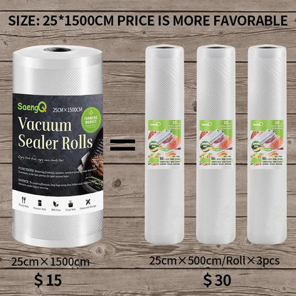 Food Storage Vacuum Sealer Bags