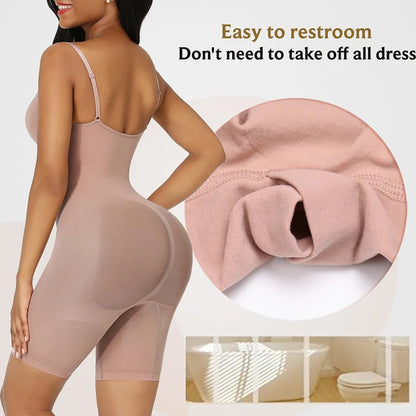 Seamless Open Crotch Compression Bodysuit