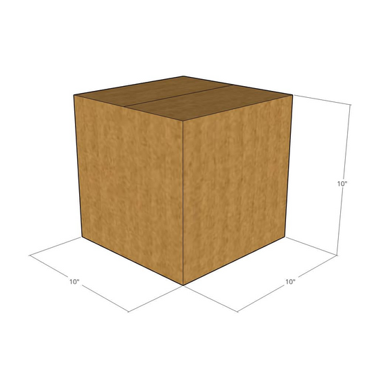 Shipping Boxes - Size 10x10x10 - double wall, 175 lbs